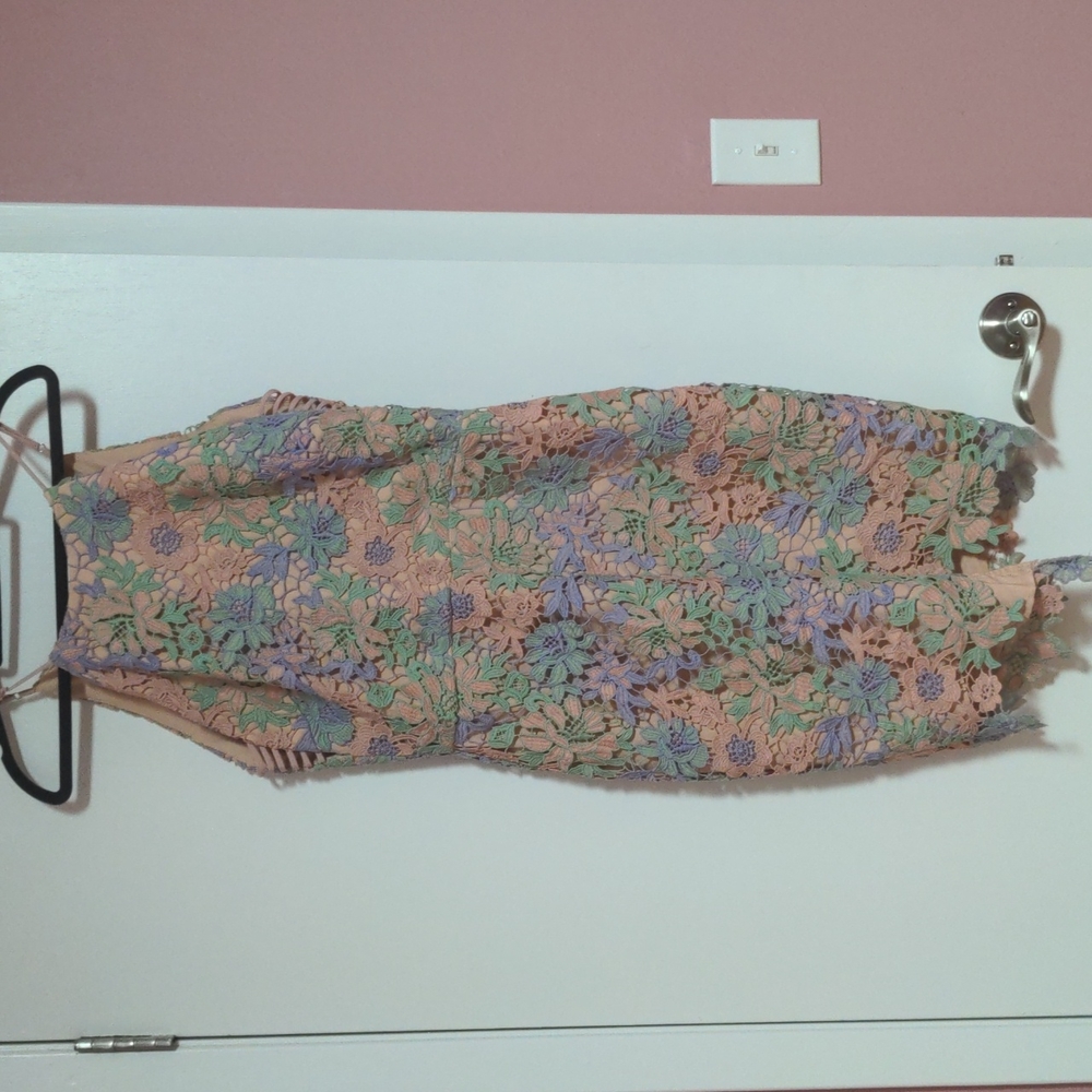 Floral Lace Cocktail Dress